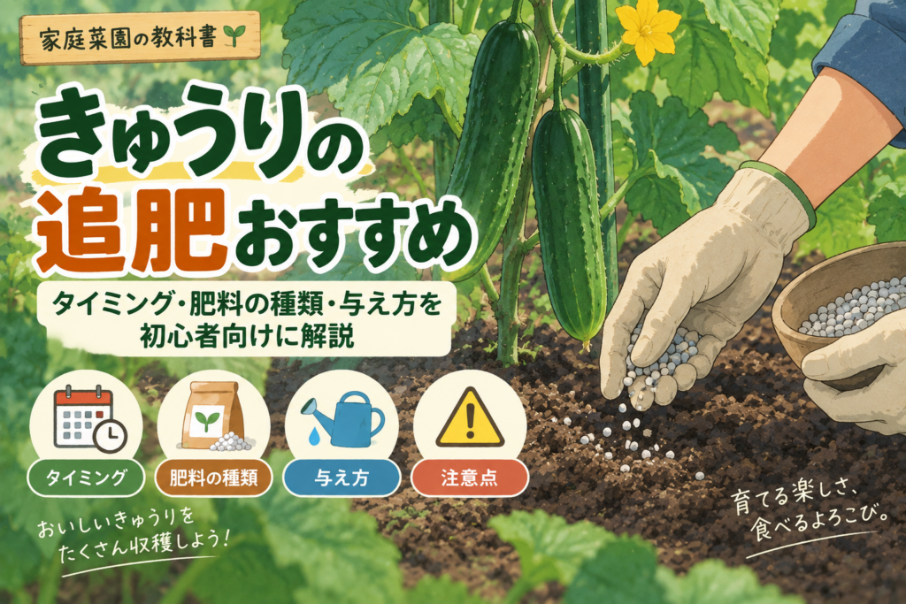 きゅうりの追肥おすすめ